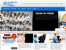 Tablet Screenshot of kkakarate.com